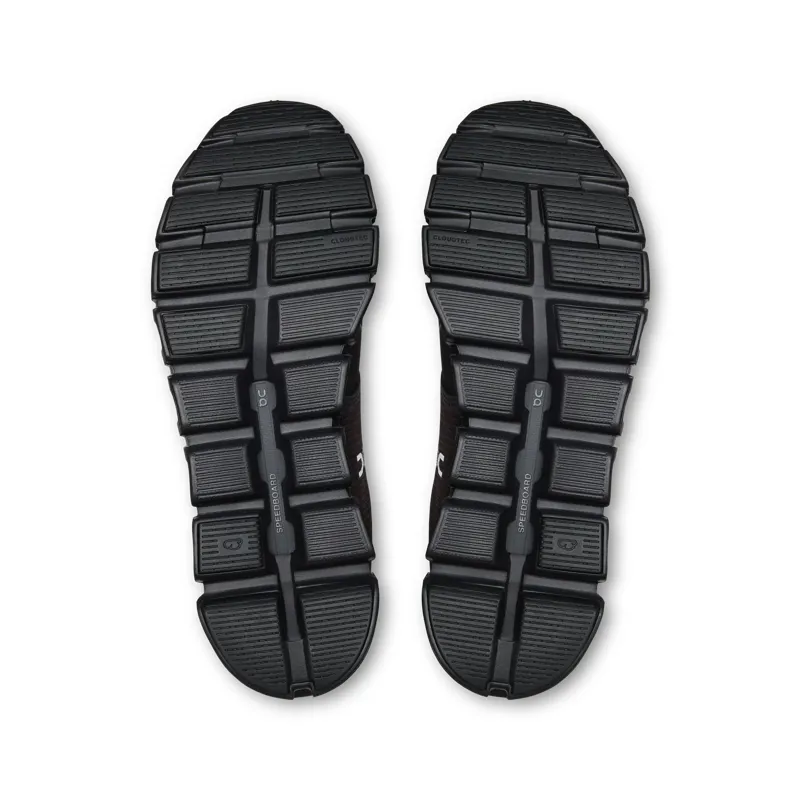 On Mens Cloud 6 Waterproof Shoes in Espresso / Black-5
