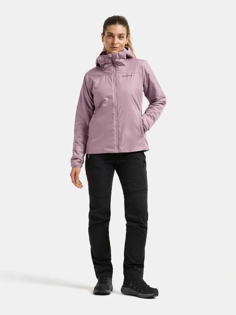 Didriksons Womens Karix 3 Jacket in Lilac Haze-1