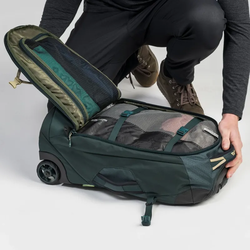 Kathmandu Hybrid Trolley V2 32L Wheeled Duffel Bag in Deep Ocean-7