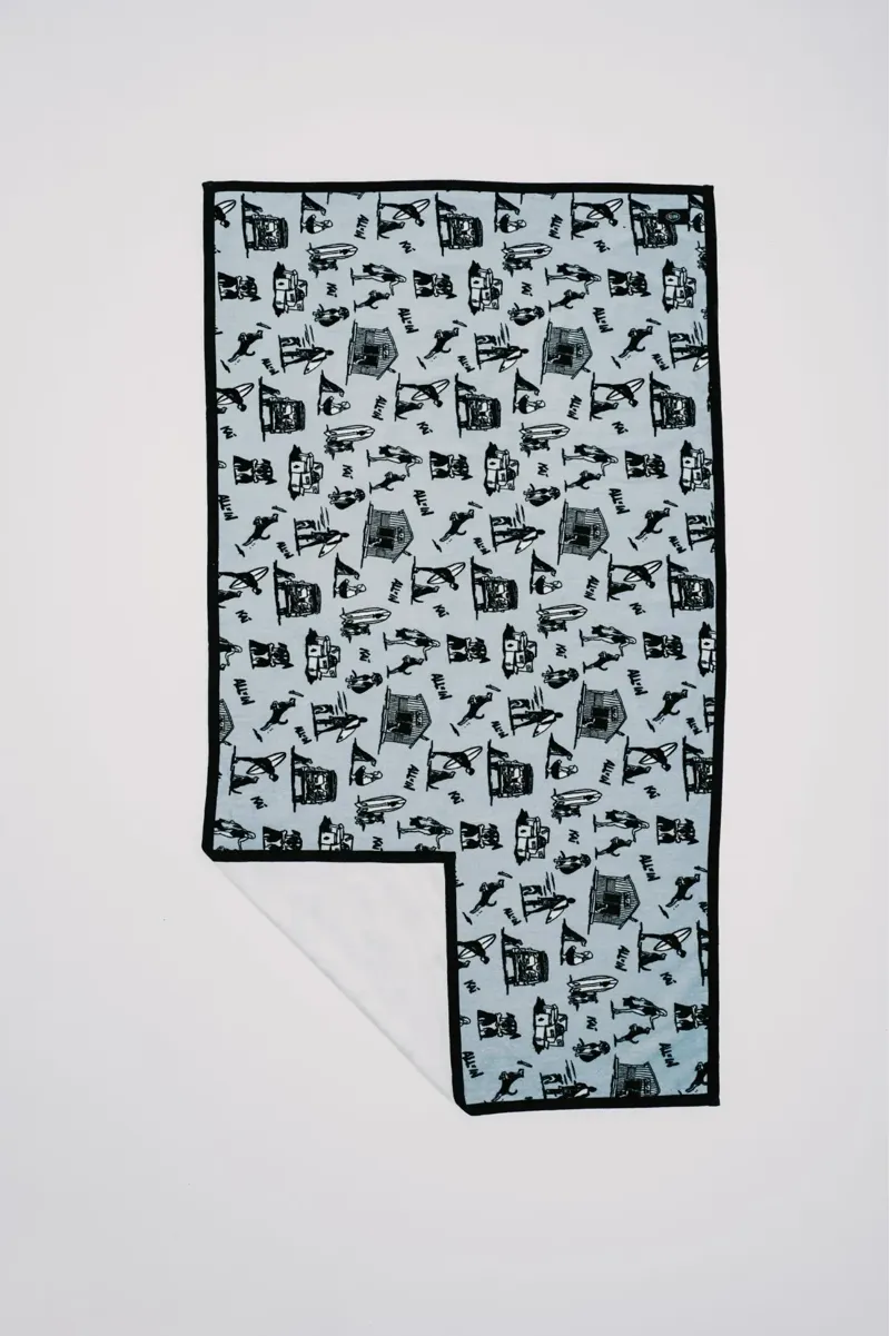 All In Catch Terry Beach Towel in Kai Surf-1