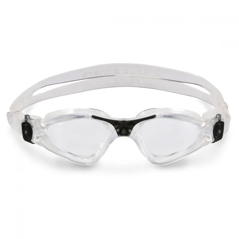 Aqua Sphere Kayenne Clear Lens Swim Goggles in Clear / Black