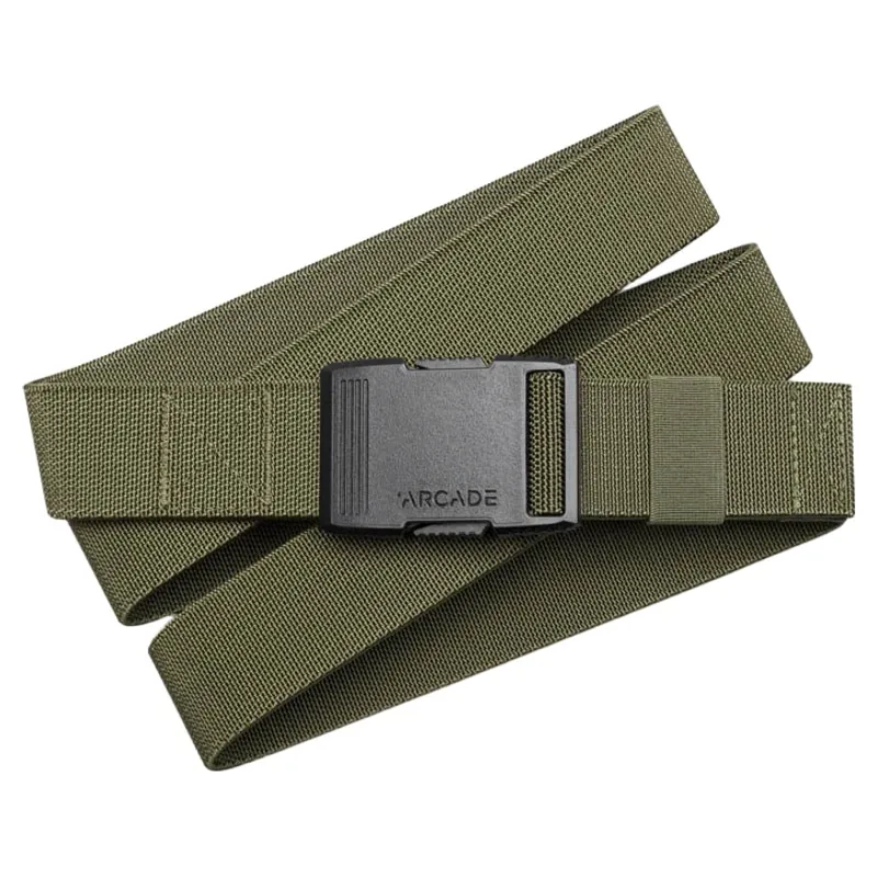 Arcade Hardware Stretch Belt Large / X-Large in Olive-1