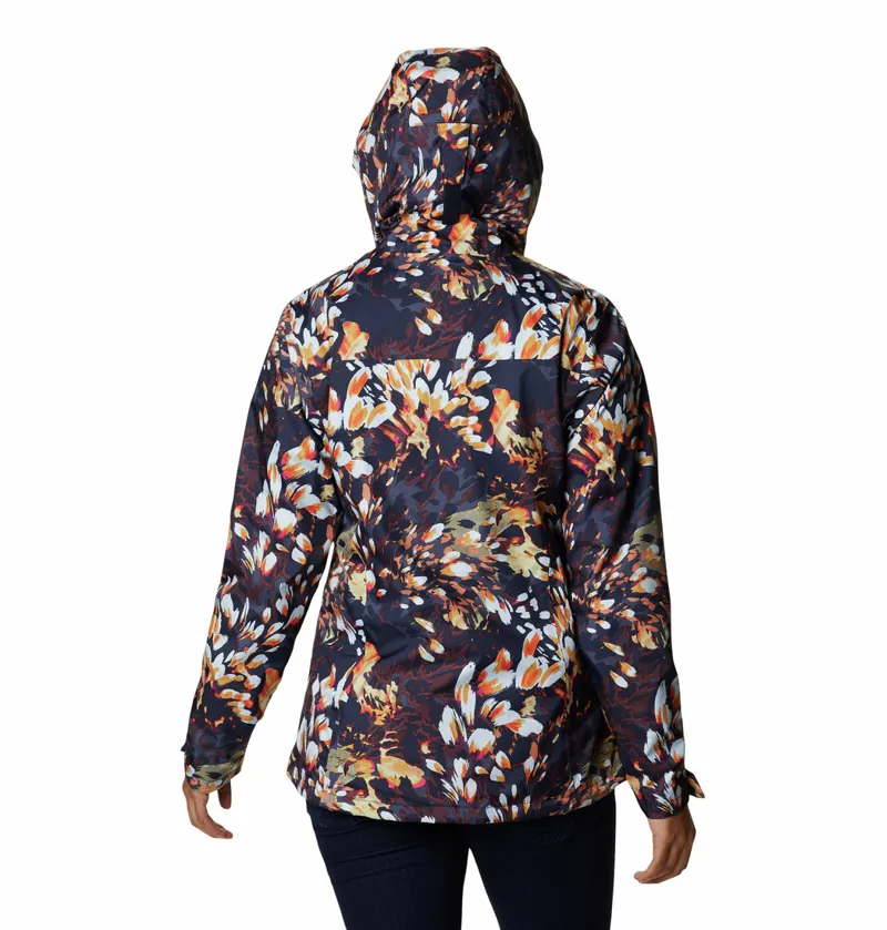 Columbia Women's Splash a Little II Jacket in Dark Nocturnal Florescence Print-5