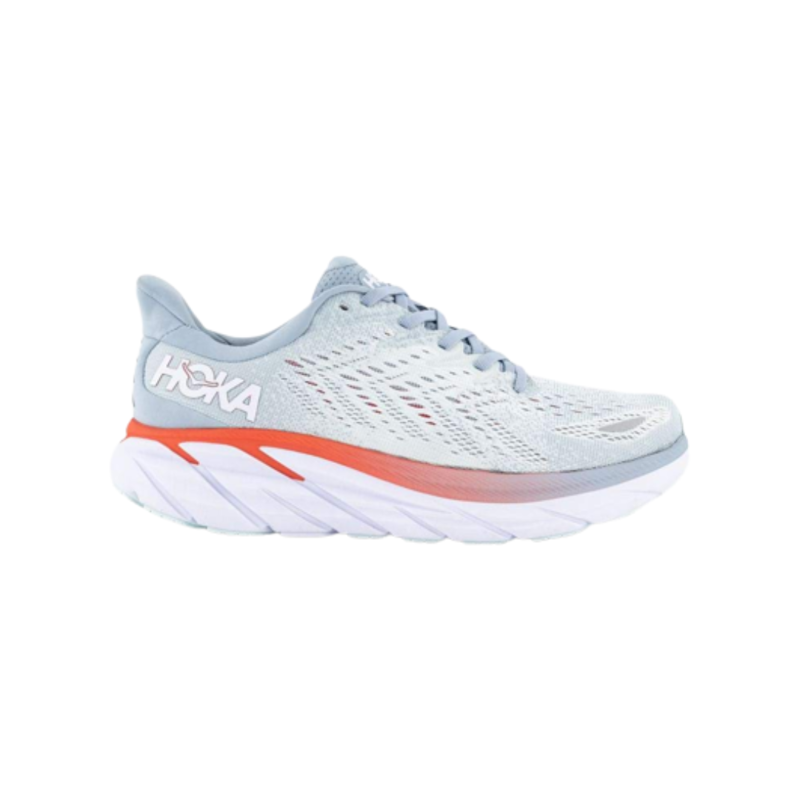 Hoka Women's Clifton in Blue Fog Plein Air