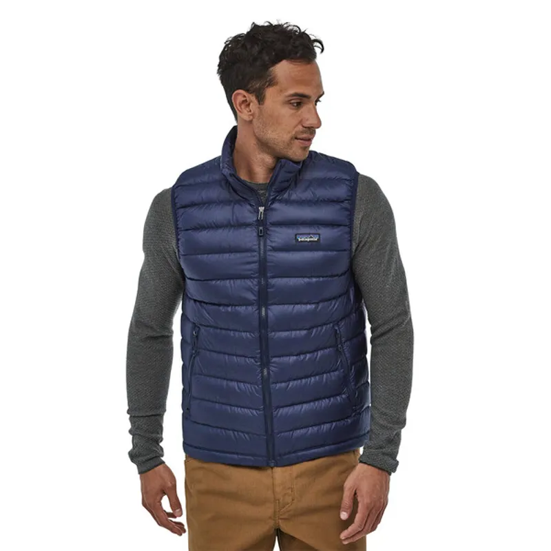 Patagonia Men's Down Sweater Vest in Classic Navy Small-1
