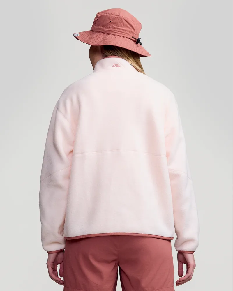 Kathmandu Trailhead Womens Fleece 1/4 Zip in Peachy-4