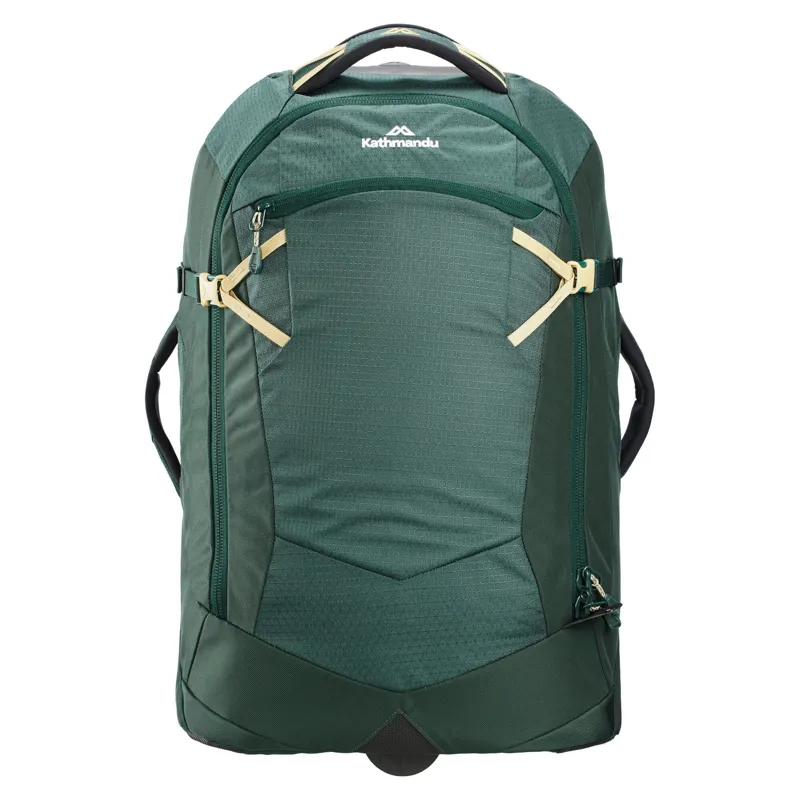 Kathmandu Hybrid Trolley V2 32L Wheeled Duffel Bag in Deep Ocean-1