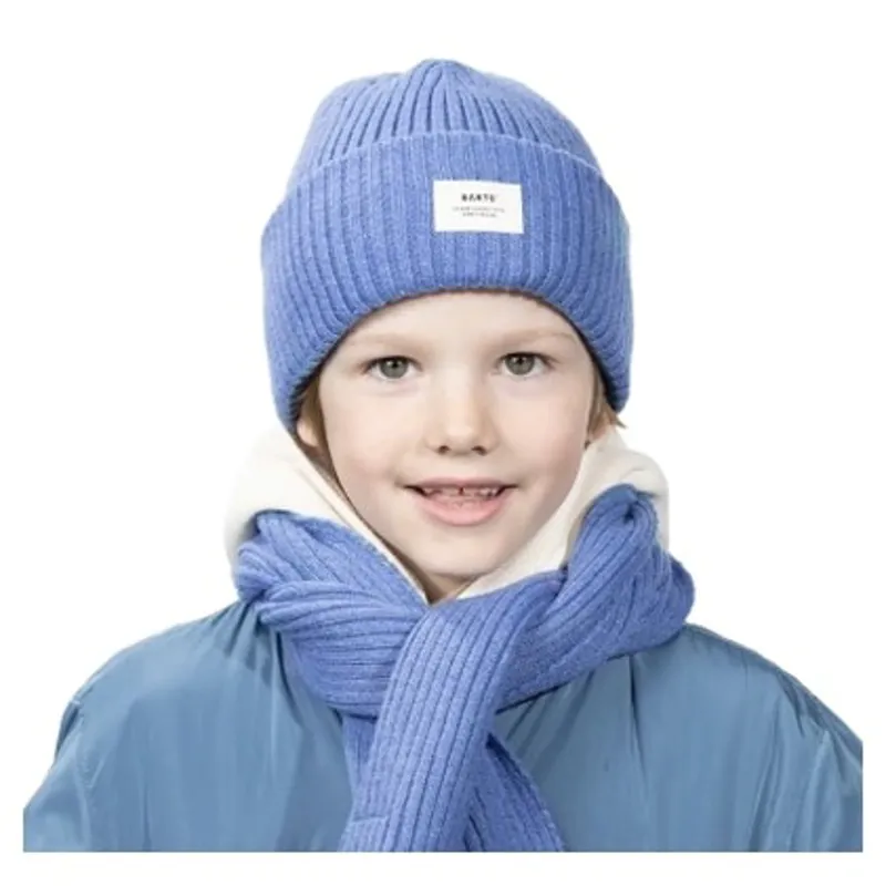 Barts Kids Basalth Beanie 53-55 in Blue-1