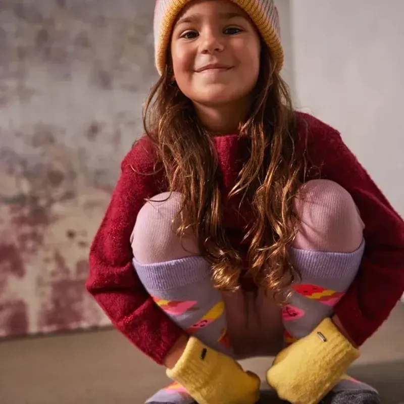 Barts Kids Niagra Beanie 53-55 in Fuchsia-3