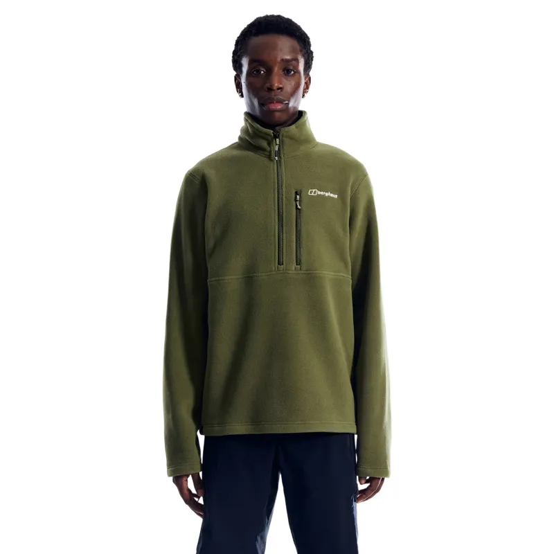 Berghaus Mens Prism PT Half Zip Fleece in Cheviot Green