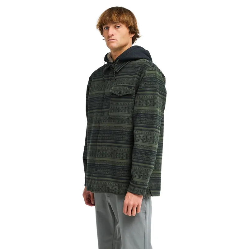 Billabong Mens Furnace Bonded Jacquard Fleece in Black-4