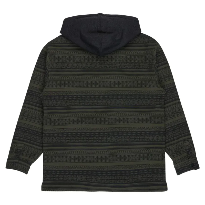 Billabong Mens Furnace Bonded Jacquard Fleece in Black-1
