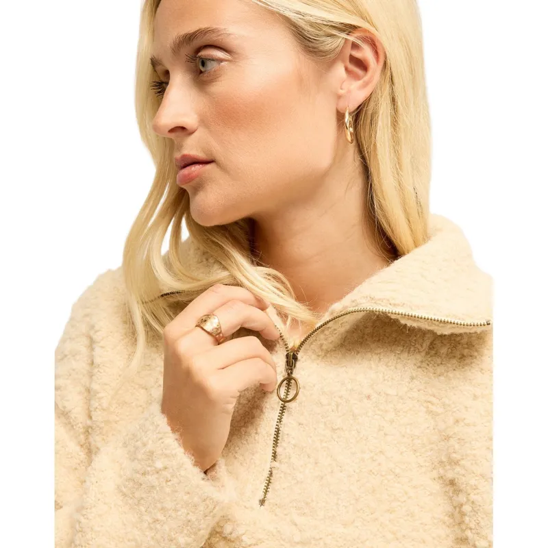 Billabong Womens Lost Heaven 2 Jumper in White Cap-4