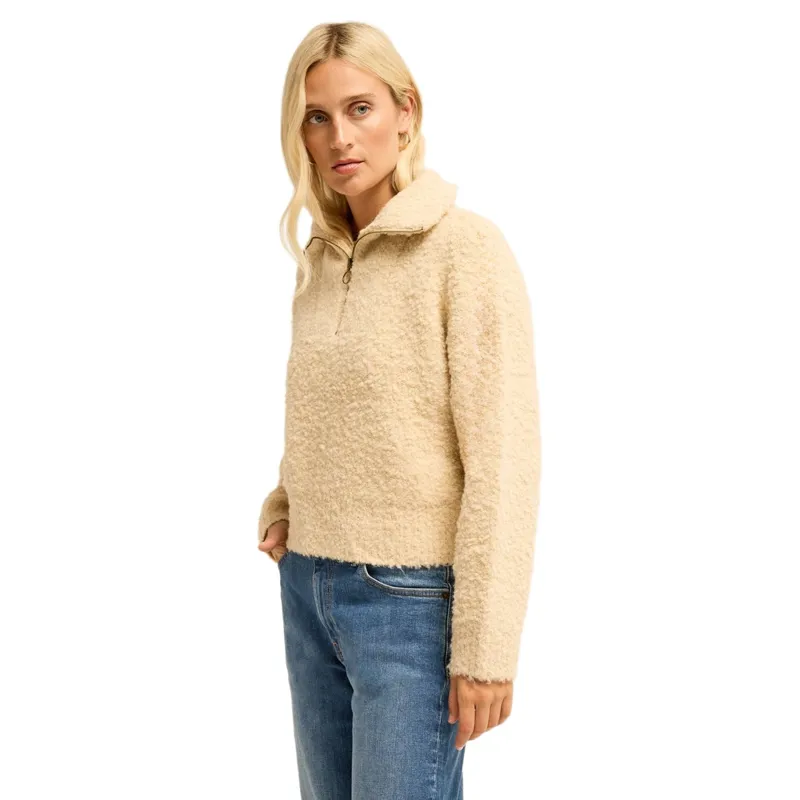 Billabong Womens Lost Heaven 2 Jumper in White Cap-1