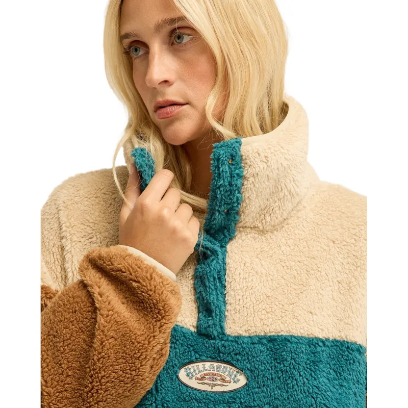 Billabong Womens Since 73 Vibes Pullover in Colonial Blue-4