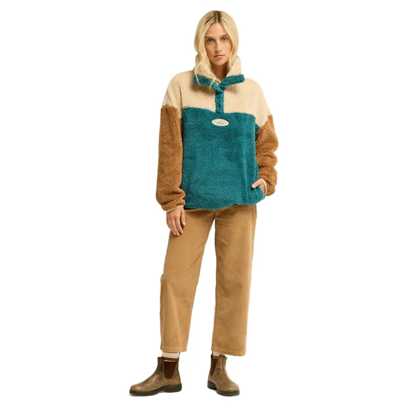 Billabong Womens Since 73 Vibes Pullover in Colonial Blue-1