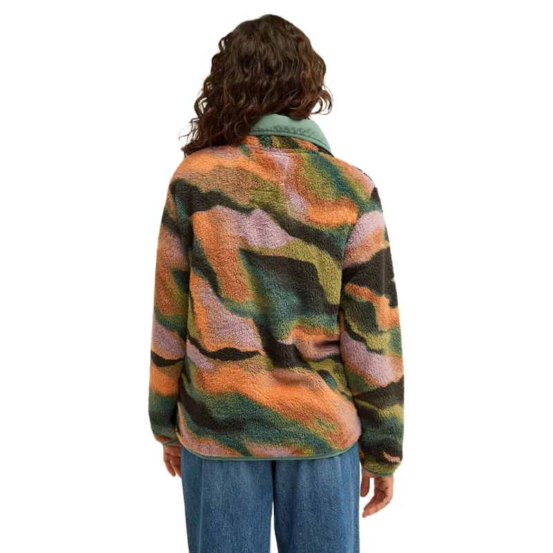 Billabong Womens Switchback Pullover in Black Multi-3