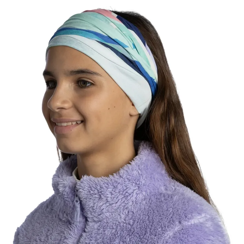 Buff Kids Original Ecostretch Omasi Neck Gaiter Accessory in Mint-3