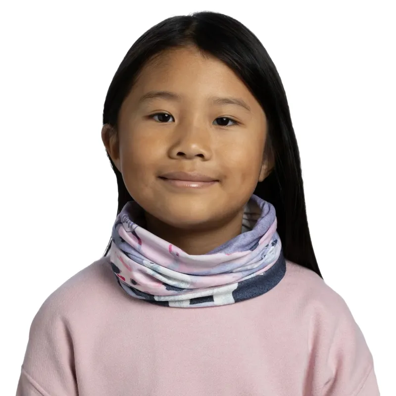 Buff Kids Original Ecostretch Yoki Mauve Neck Gaiter Accessory in Grape Ice-2