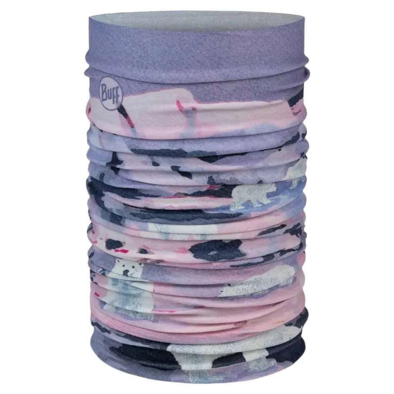 Buff Kids Original Ecostretch Yoki Mauve Neck Gaiter Accessory in Grape Ice