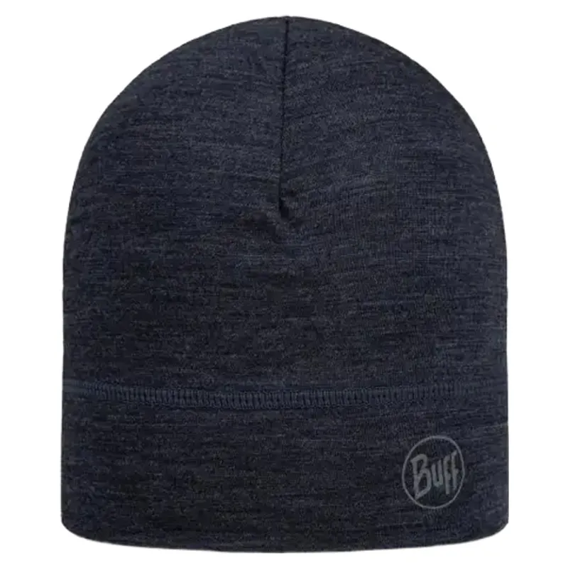 Buff Lightweight Merino Wool Hat in Solid Night Blue