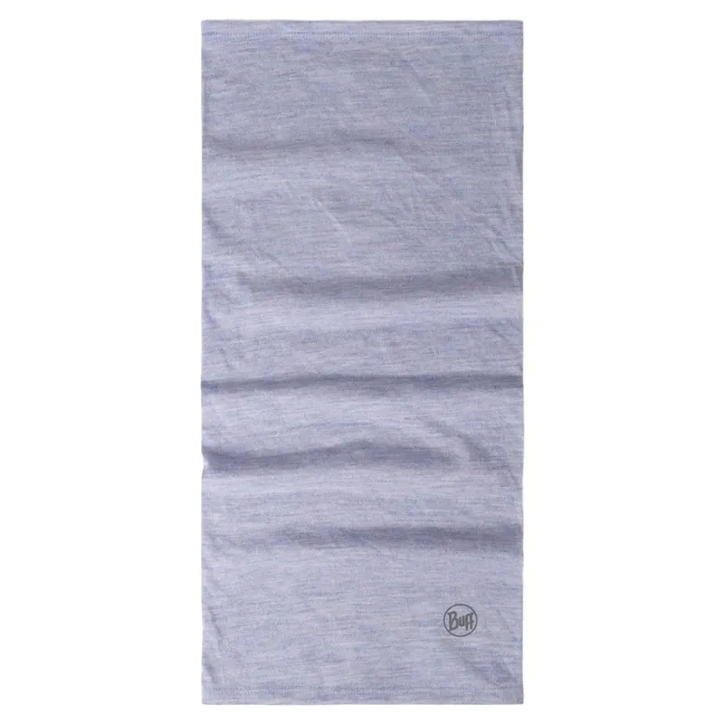 Buff Merino Midweight Neckwear in Melange Iris-1