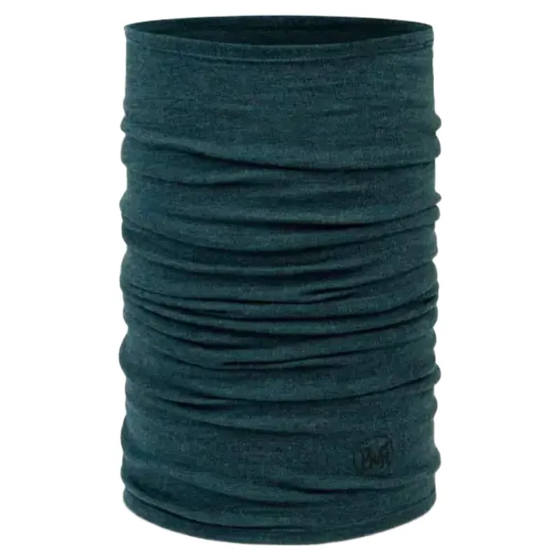 Buff Merino Midweight Neckwear in Melange Tourmaline
