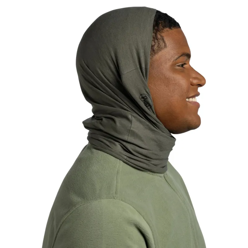 Buff Original Ecostretch Headwear Accessory in Solid Beetle Green-3