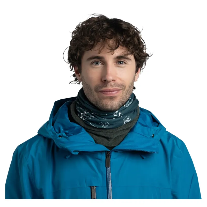 Buff Polar Appian Neckwear in Teal-2