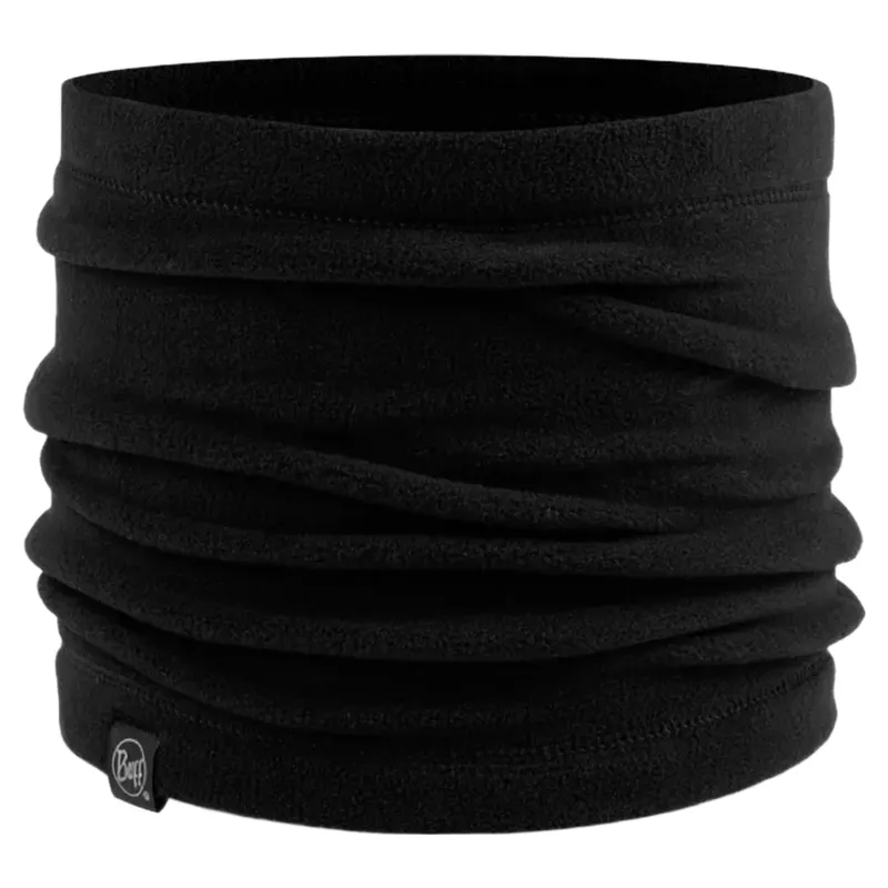 Buff Polar Neckwarmer in Solid Black