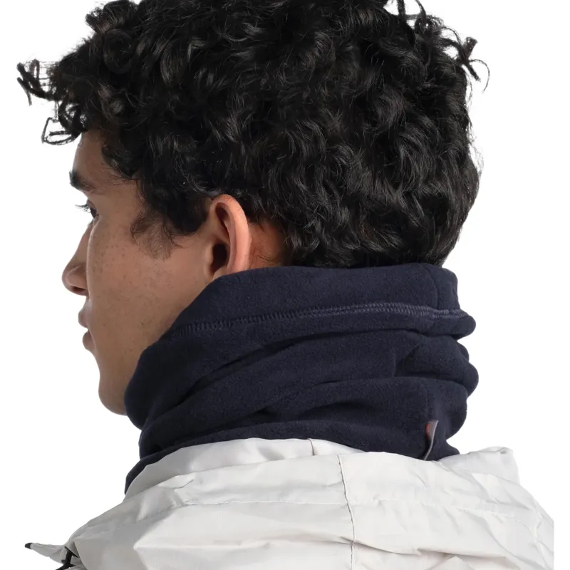 Buff Polar Neckwarmer in Solid Dark Navy-6