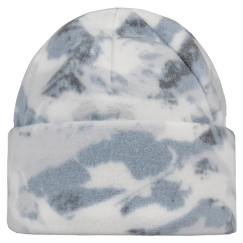 Buff Polar Prints Beanie in Comat Snow