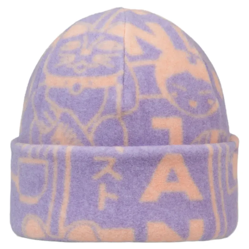 Buff Polar Prints Beanie in Leta Grape Ice