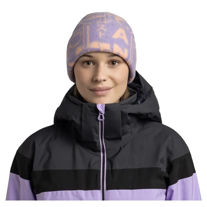 Buff Polar Prints Beanie in Leta Grape Ice-1