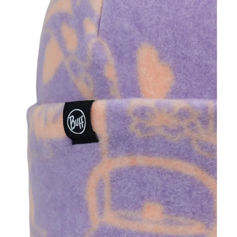 Buff Polar Prints Beanie in Leta Grape Ice-4