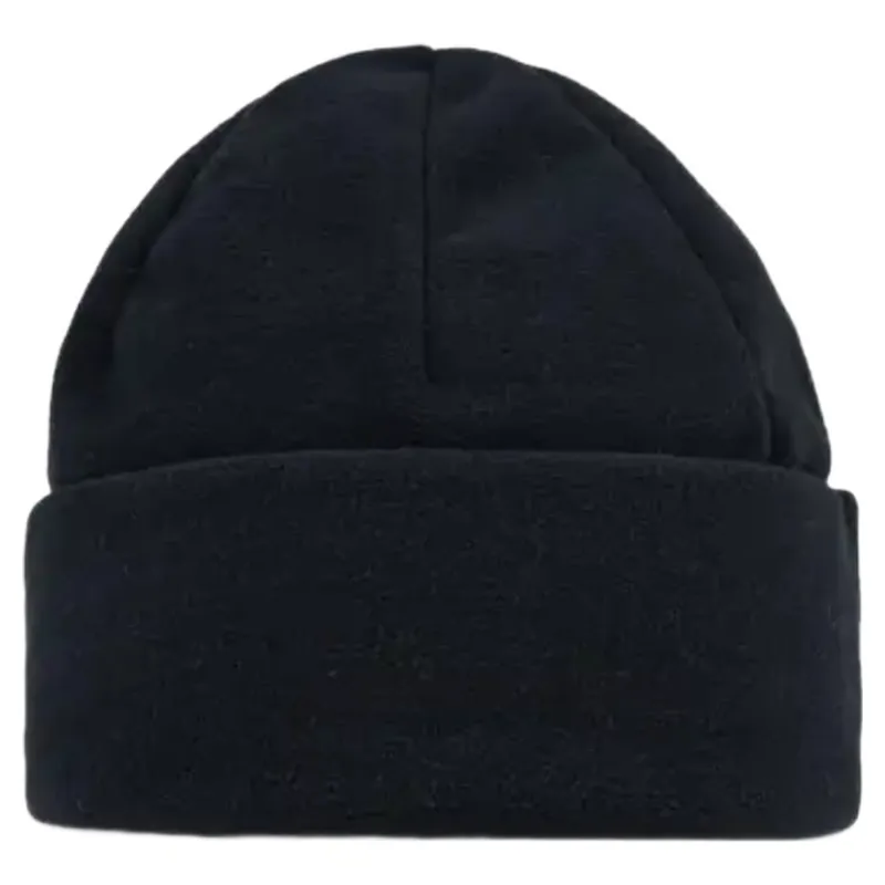 Buff Polar Prints Beanie in Solid Black
