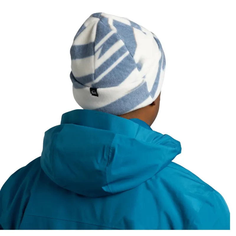 Buff Polar Prints Logel Beanie in Navy-3