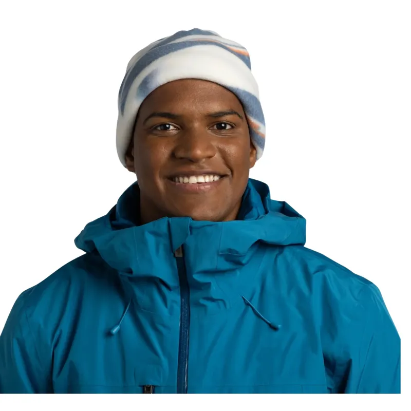 Buff Polar Prints Logel Beanie in Navy-1