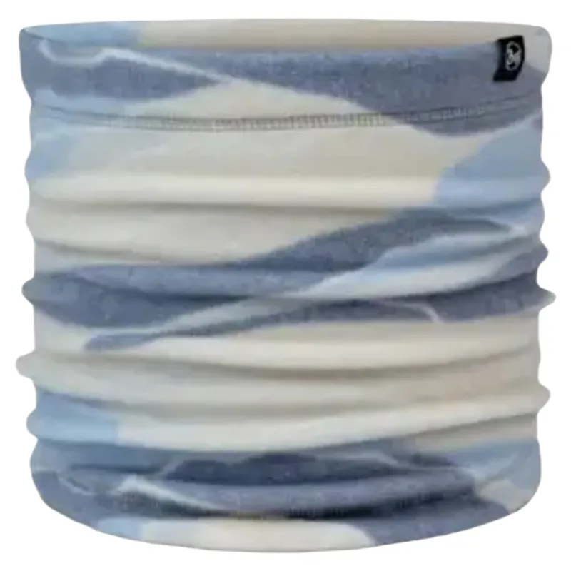 Buff Polar Prints Neck Warmer in Aguar Blue