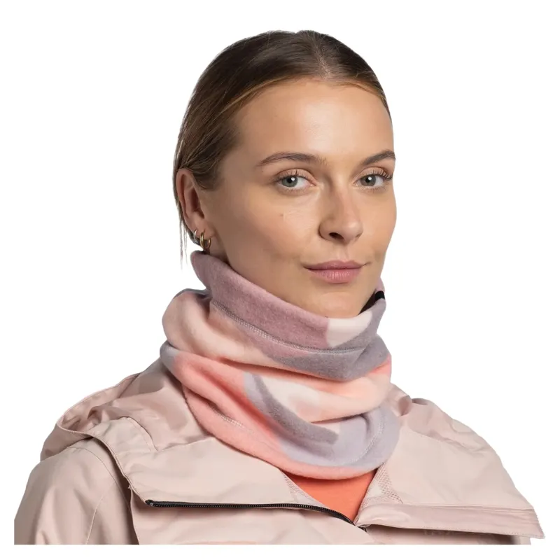 Buff Polar Prints Neck Warmer in Sunif Multi-4
