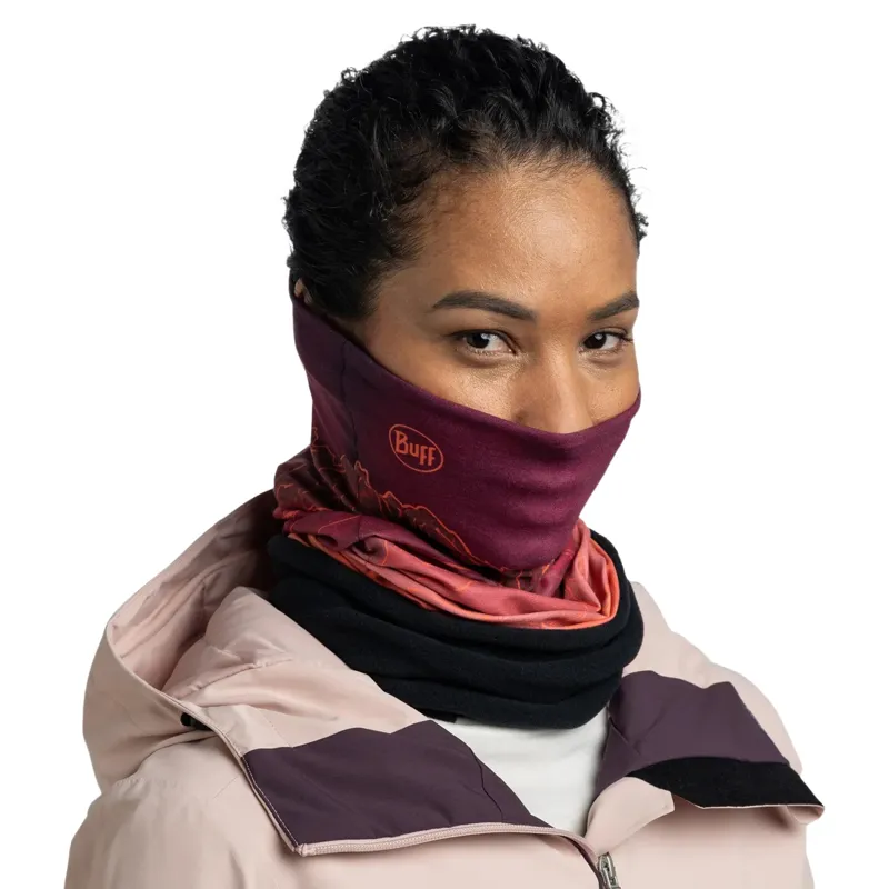 Buff Polar Unal G Neckwear in Garnet-3