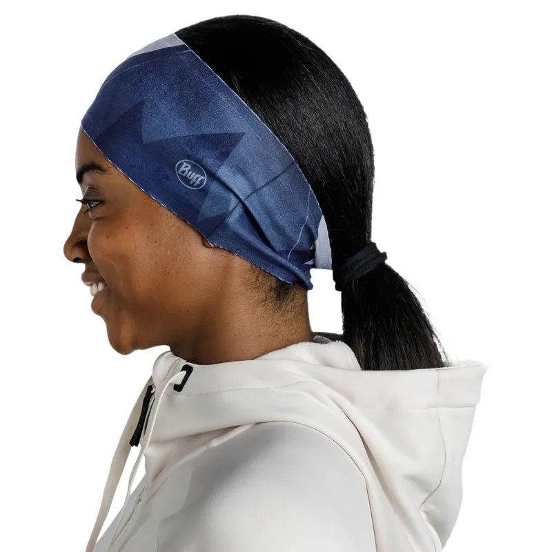 Buff Thermonet Headband in Synth Blue-2