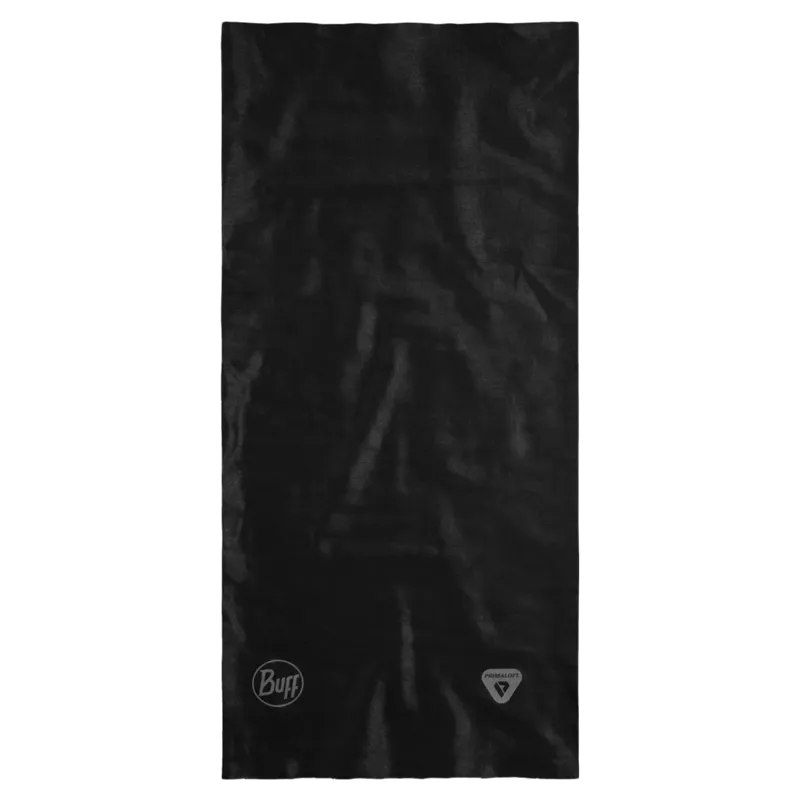 Buff Thermonet Neck Gaiter in Solid Black-1