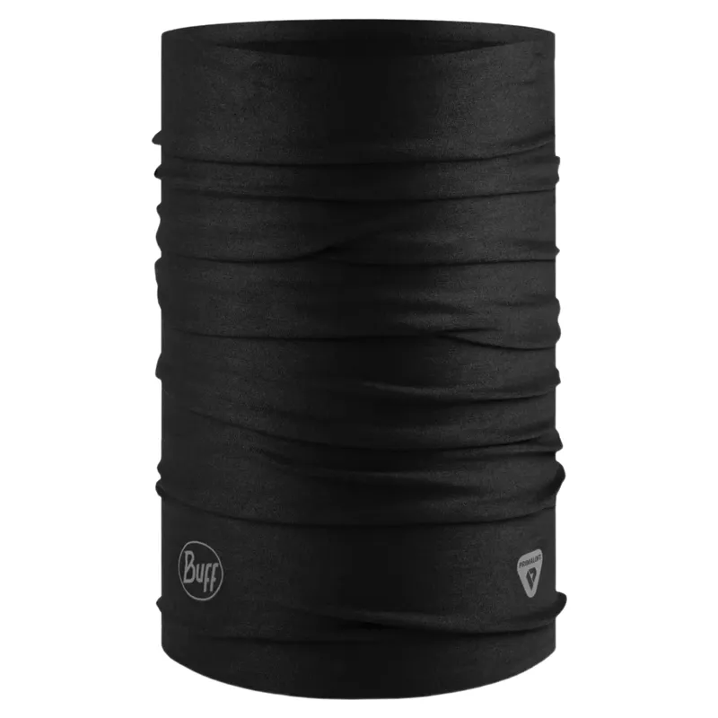 Buff Thermonet Neck Gaiter in Solid Black