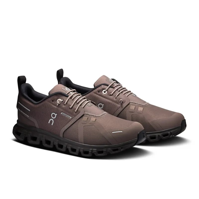 On Women's Cloud 6 WP Shoes in Ash / Sable-2