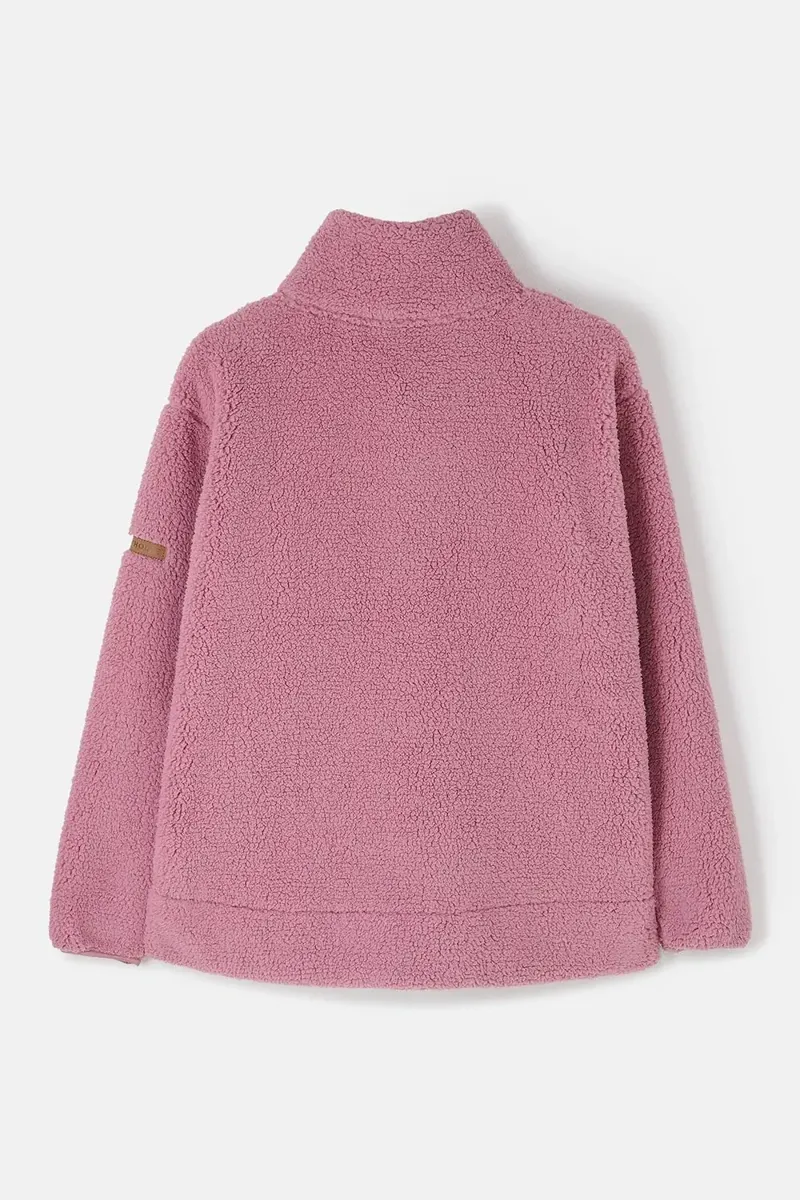 Lighthouse Women's Coast Half Zip Fleece in Berry-4