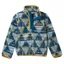 Columbia Kids Helvetia II Printed Half Snap Fleece in Phoenix Blue Geomix / Phoenix Blue / Squash