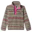 Columbia Kids Helvetia II Printed Half Snap Fleece in Pink Ice Madras