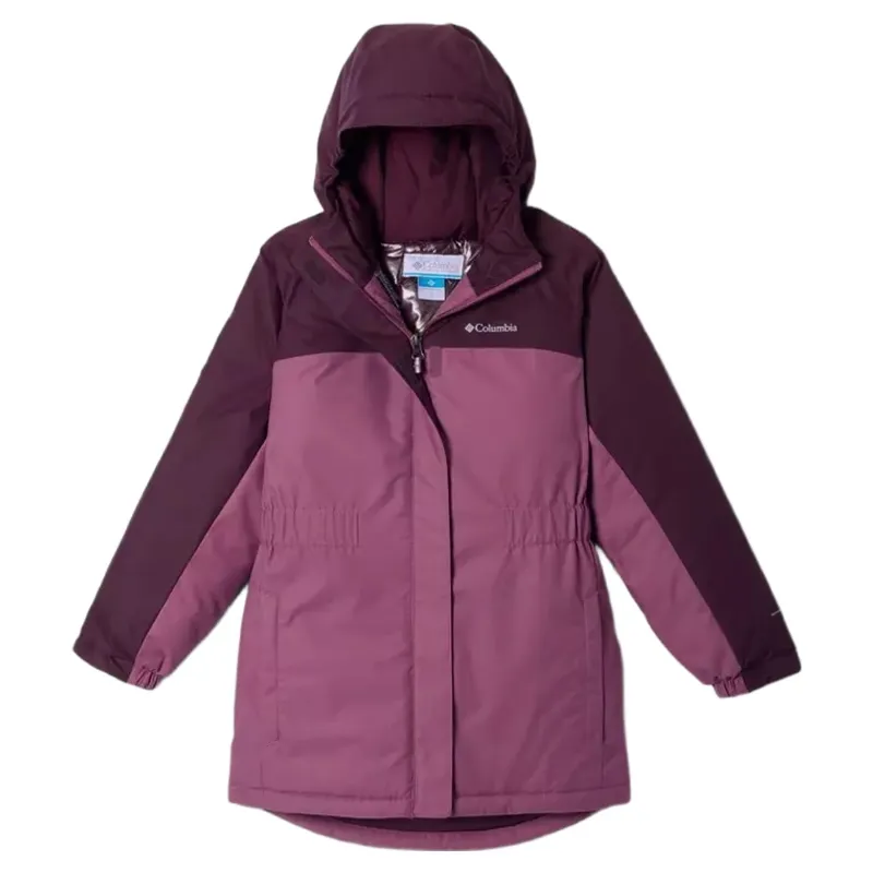 Columbia Kids Hikebound II Long Insulated Jacket in Antique Mauve / Moonvista