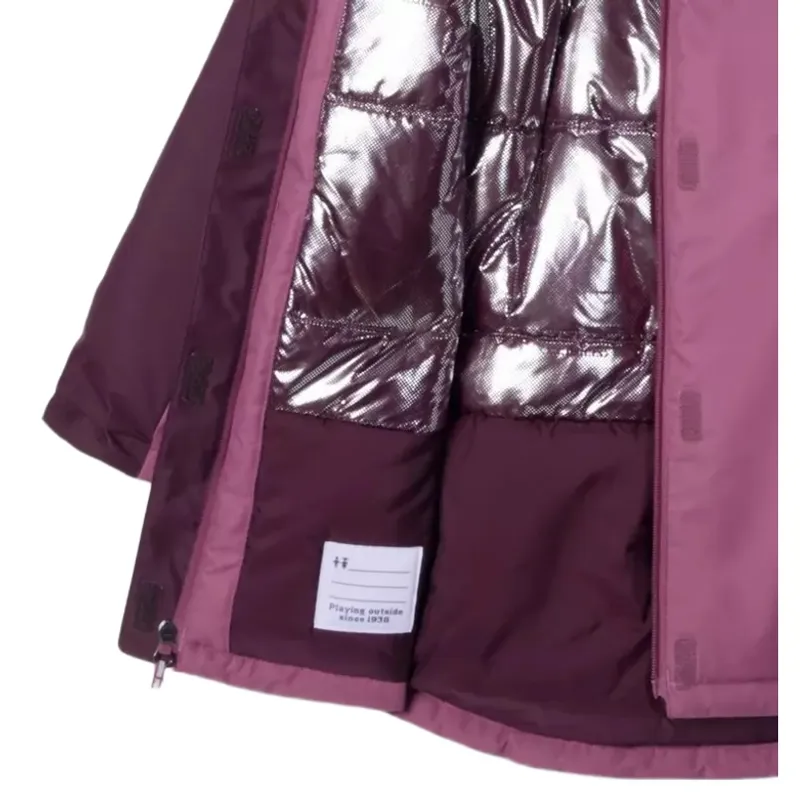 Columbia Kids Hikebound II Long Insulated Jacket in Antique Mauve / Moonvista-1
